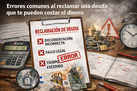 errores reclamar deudas